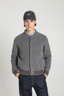 Cardigan Goldi En Laine D'Agneau - Gris - Homme