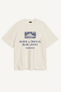 T-Shirt Imprimé Otilnou - Blanc - Homme