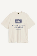 T-Shirt Imprimé Otilnou - Blanc - Homme