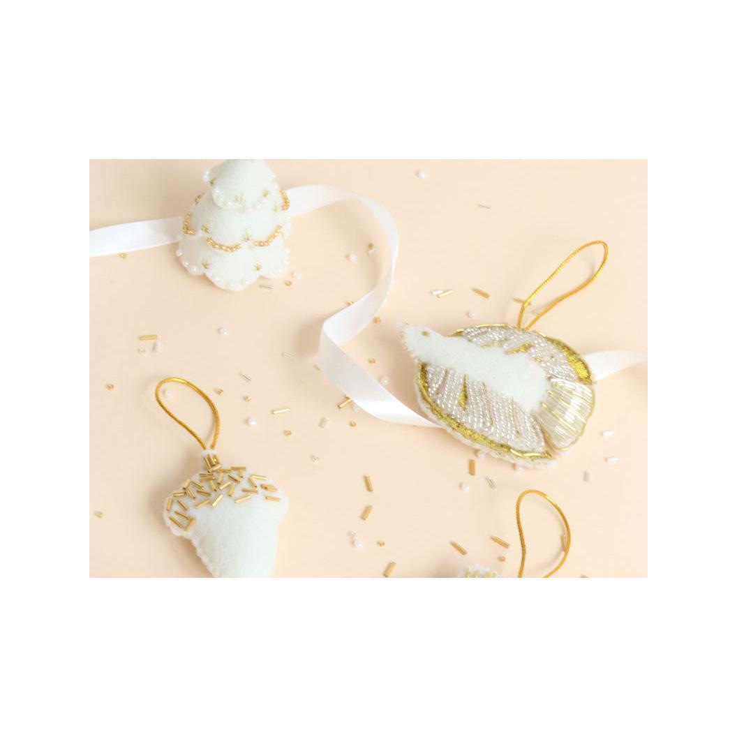 Kit De Mercería Diy - Mis Decoraciones Navideñas De Fieltro