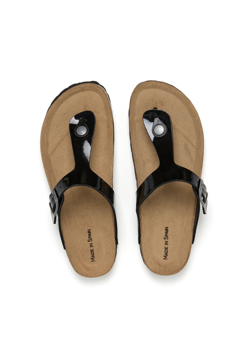Sandals Patent Black - Women
