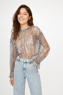 Blouse Alfie Sequin ARGENT