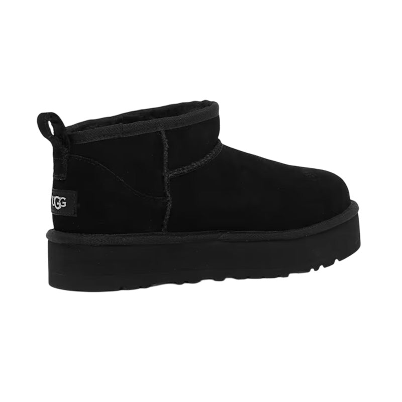 Boots Ugg K-Classic Ultra Mini Plateform - Noir