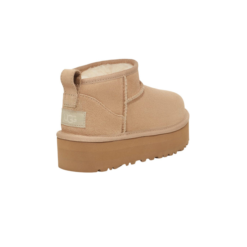 UGG K-Classic Ultra Mini Platform Boots - Sand
