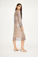 Hugo Sequins Dress - glitter SILVER