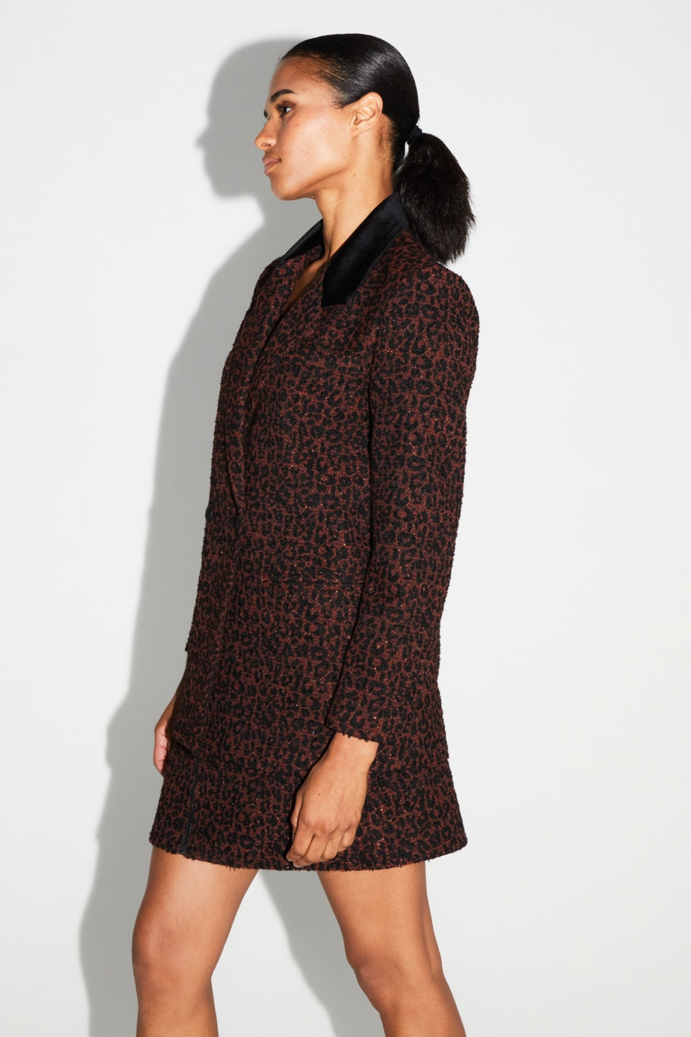 Veste Liora Jacquard Léo Fabriquée En Italie