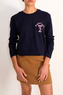 T-Shirt Tomy - Navy/Rose