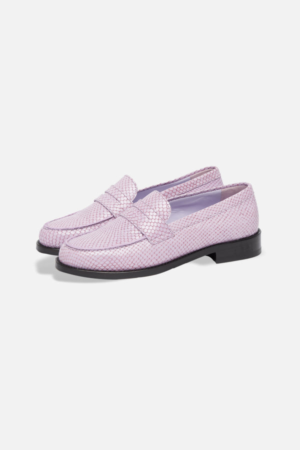 Mocassins Lilas PYTHON LILAS