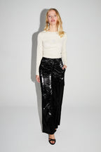 Pantalon Cargo Nolan Mercurio Black Fabriqué En Italie