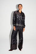 Pantalon Print Eagle Fabriqué En Italie