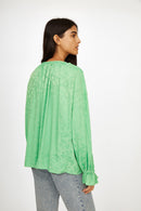 Blusa Ava Felino PISTACHO