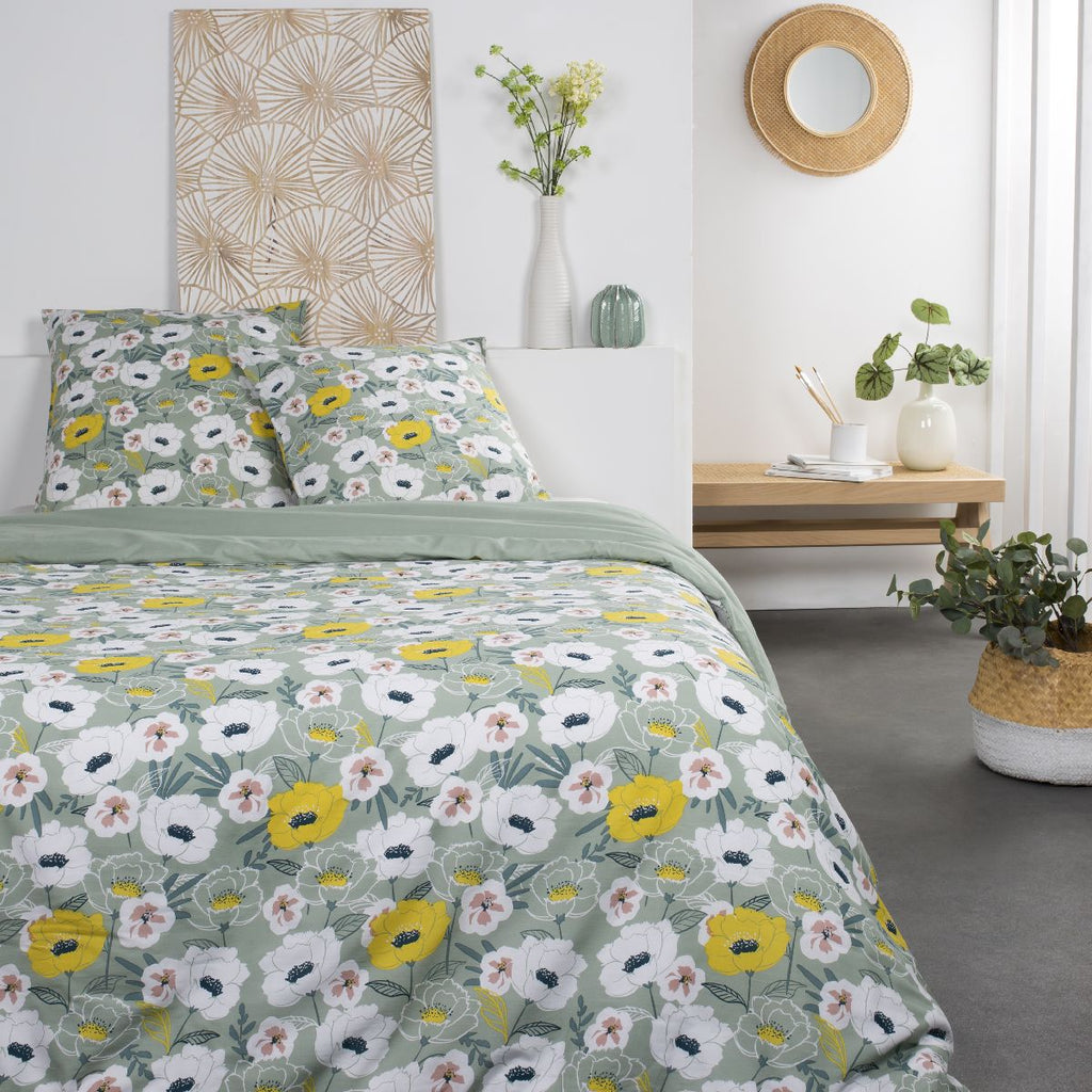 Sunshine - Parure De Lit Motif 8.40 - Celadon