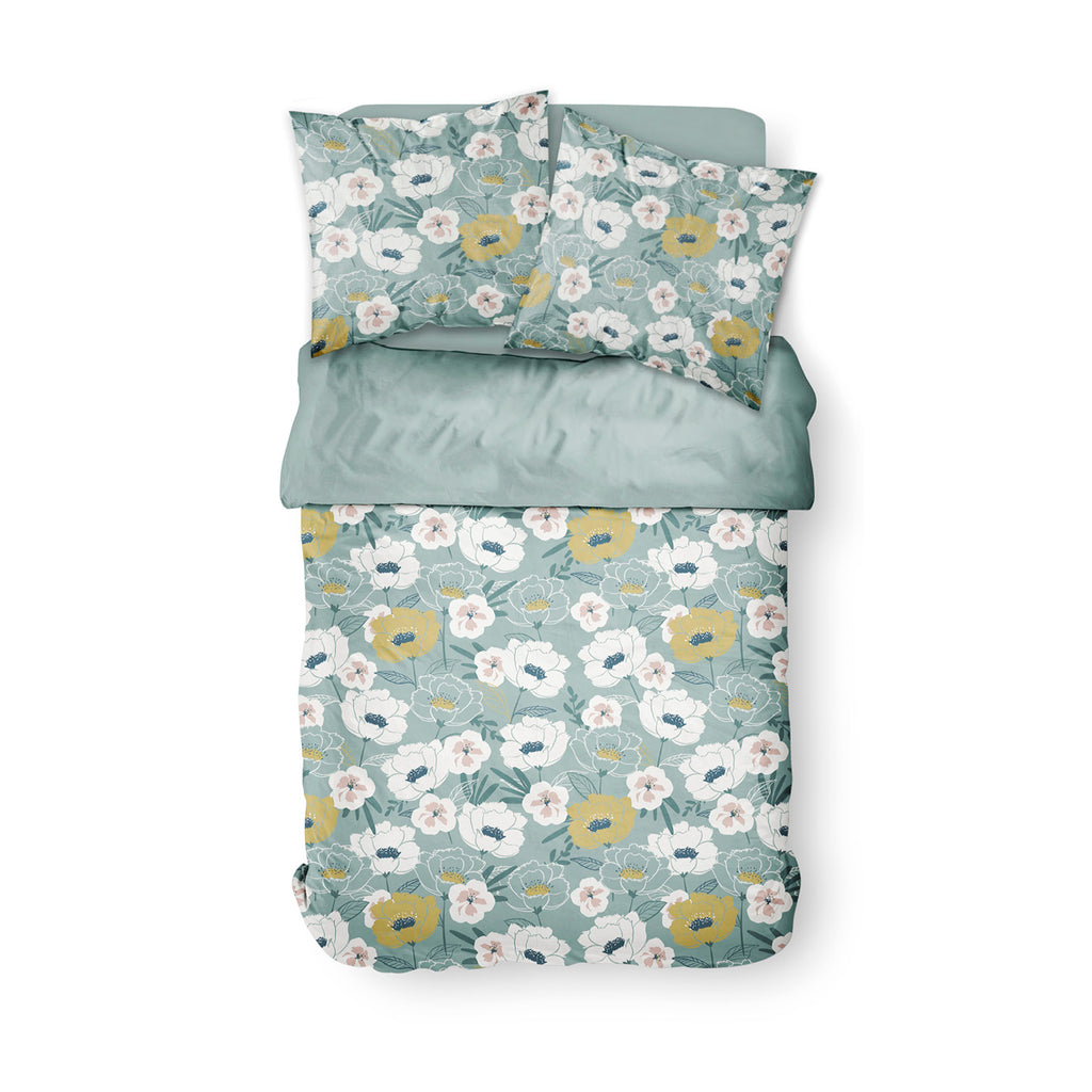 Sunshine - Parure De Lit Motif 8.40 - Celadon