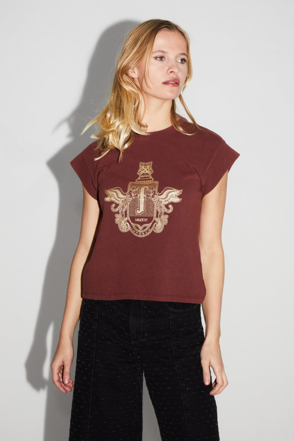 T-Shirt Robbie Blason Gold Fabriqué Au Portugal