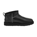 Botas Ugg Classic Ultra Mini de cuero - Negro