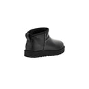 Boots Ugg Classic Ultra Mini Leather - Noir