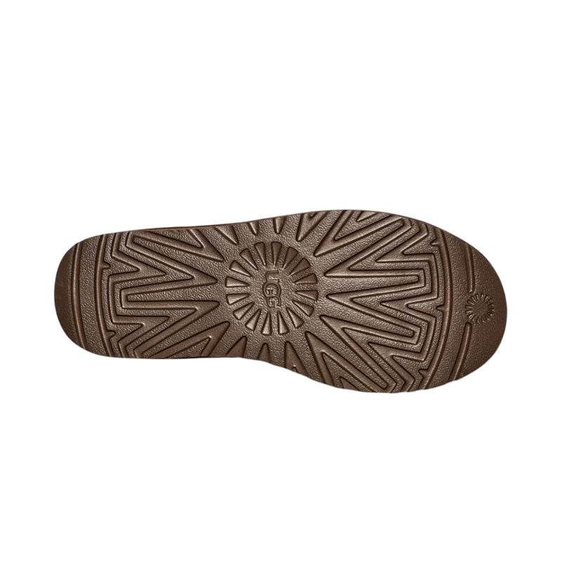 Boots Ugg Classic Ultra Mini Leather - Marron Foncé