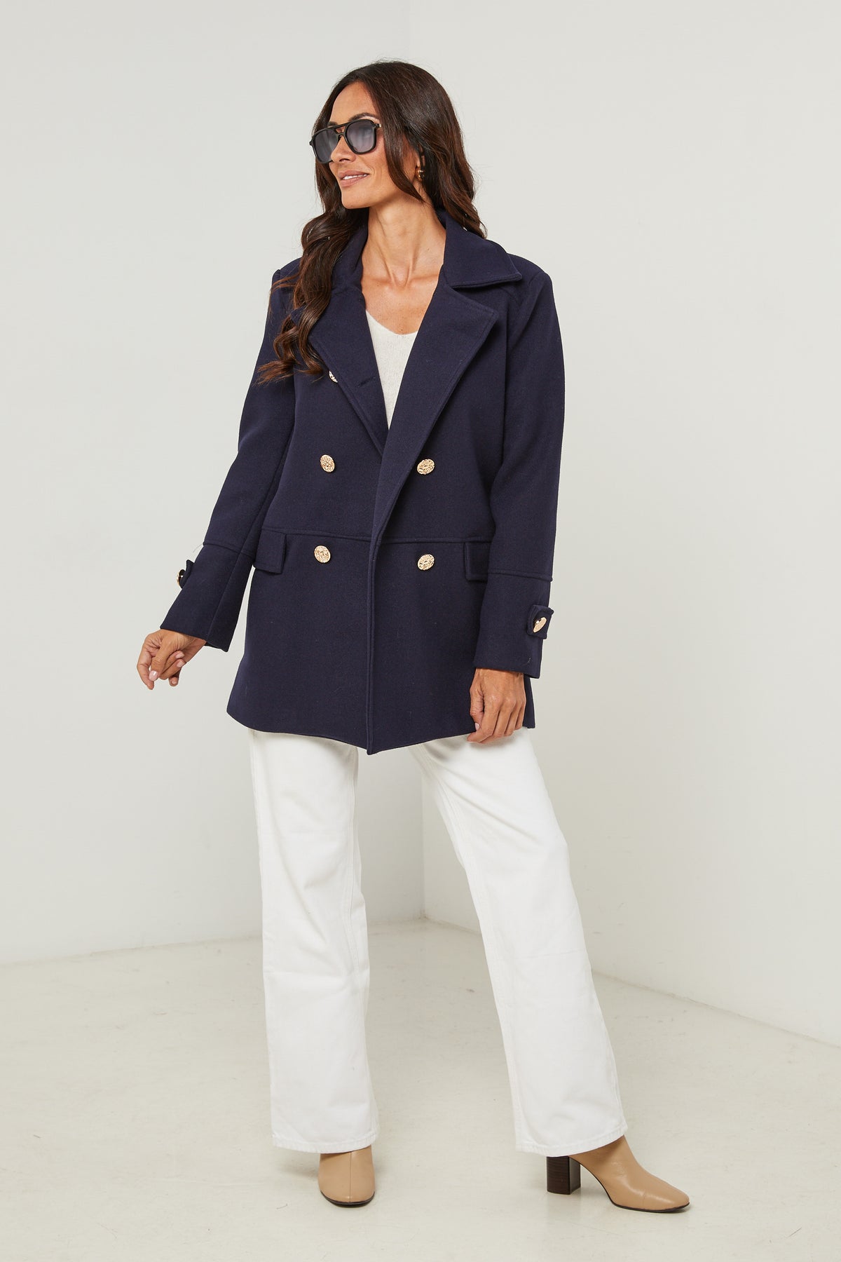 Manteau - Marine