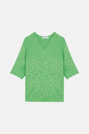 Top Altre Felino - Estampado PISTACHO