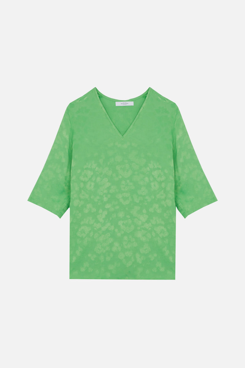 Top Altre Felino - Estampado PISTACHO
