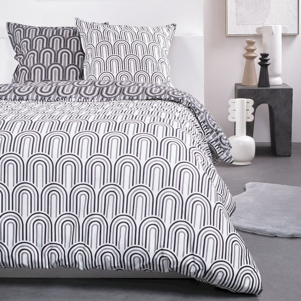 Sunshine - Parure De Lit Motif 9.53 - Craie