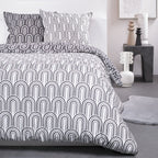 Sunshine - Parure De Lit Motif 9.53 - Craie