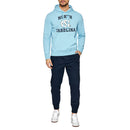 Sweat À Capuche Champion - Bleu Ciel, Bleu Marine, Blanc.