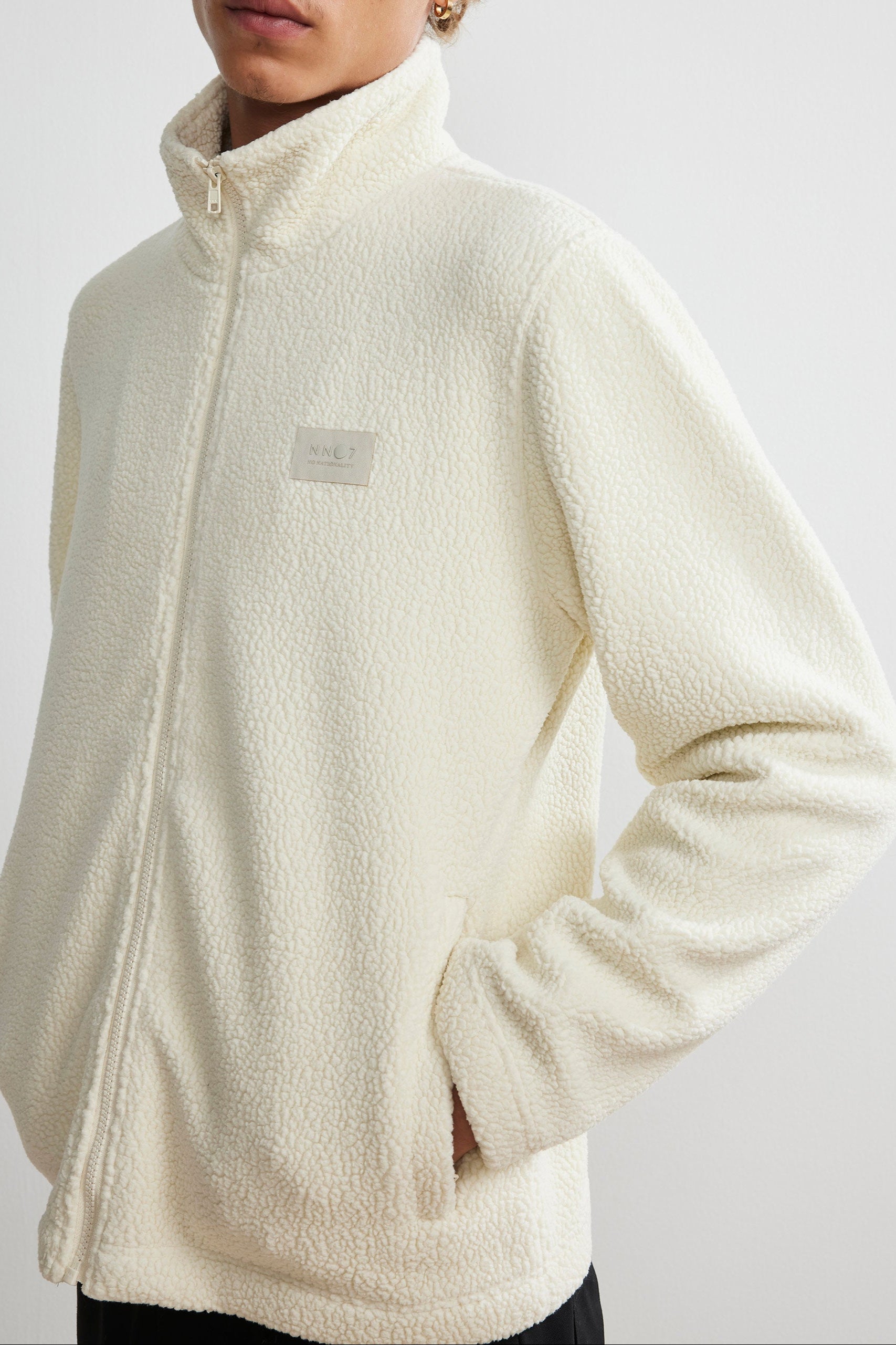 Nil Full Zip Sweatshirt - Ecru