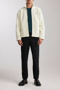 Nil Full Zip Sweatshirt - Ecru