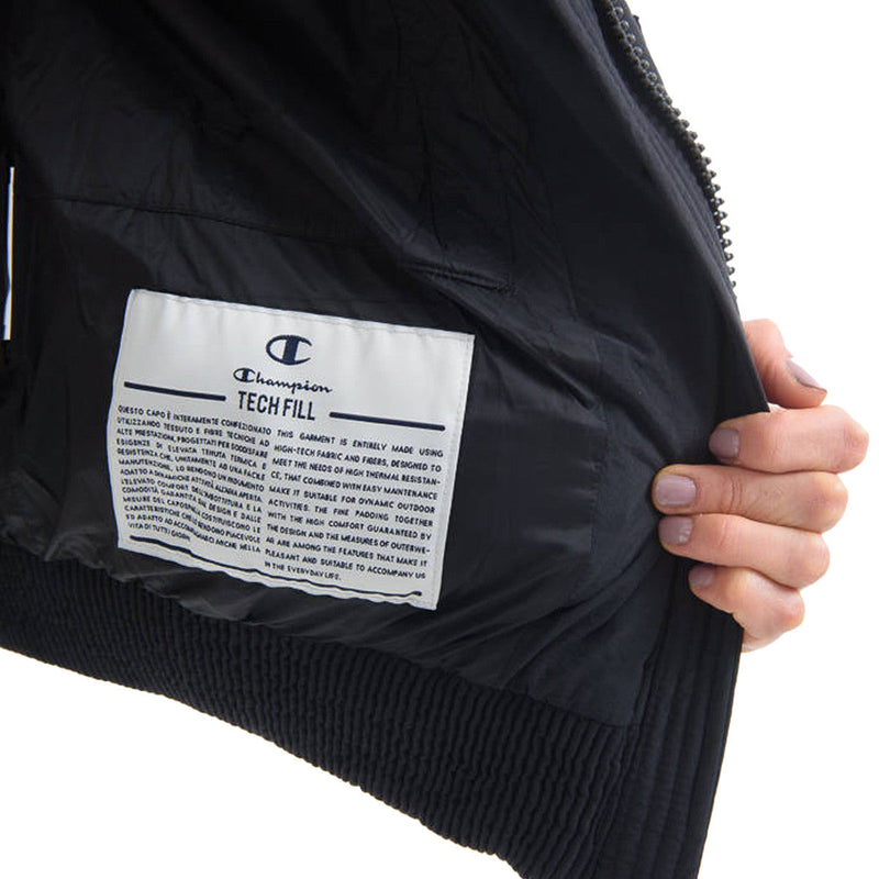 Doudoune Champion - Noir Et Gris