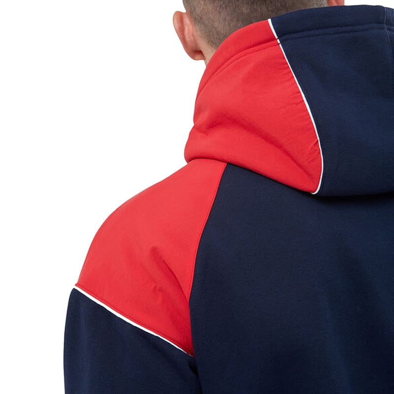 Sweat À Capuche Champion Reverse Weave Patchwork - Bleu