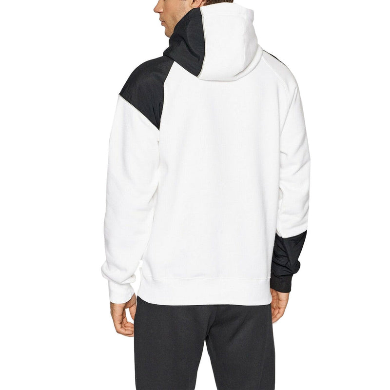 Sweat À Capuche Champion Reverse Weave Patchwor - Blanc