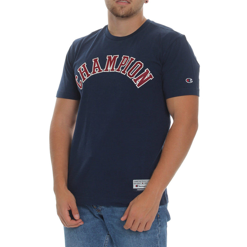 T-Shirt Champion Crewneck - Bleu