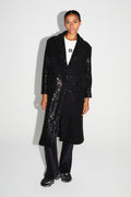 Manteau Alberto Eclat Noir Fabriqué En Italie