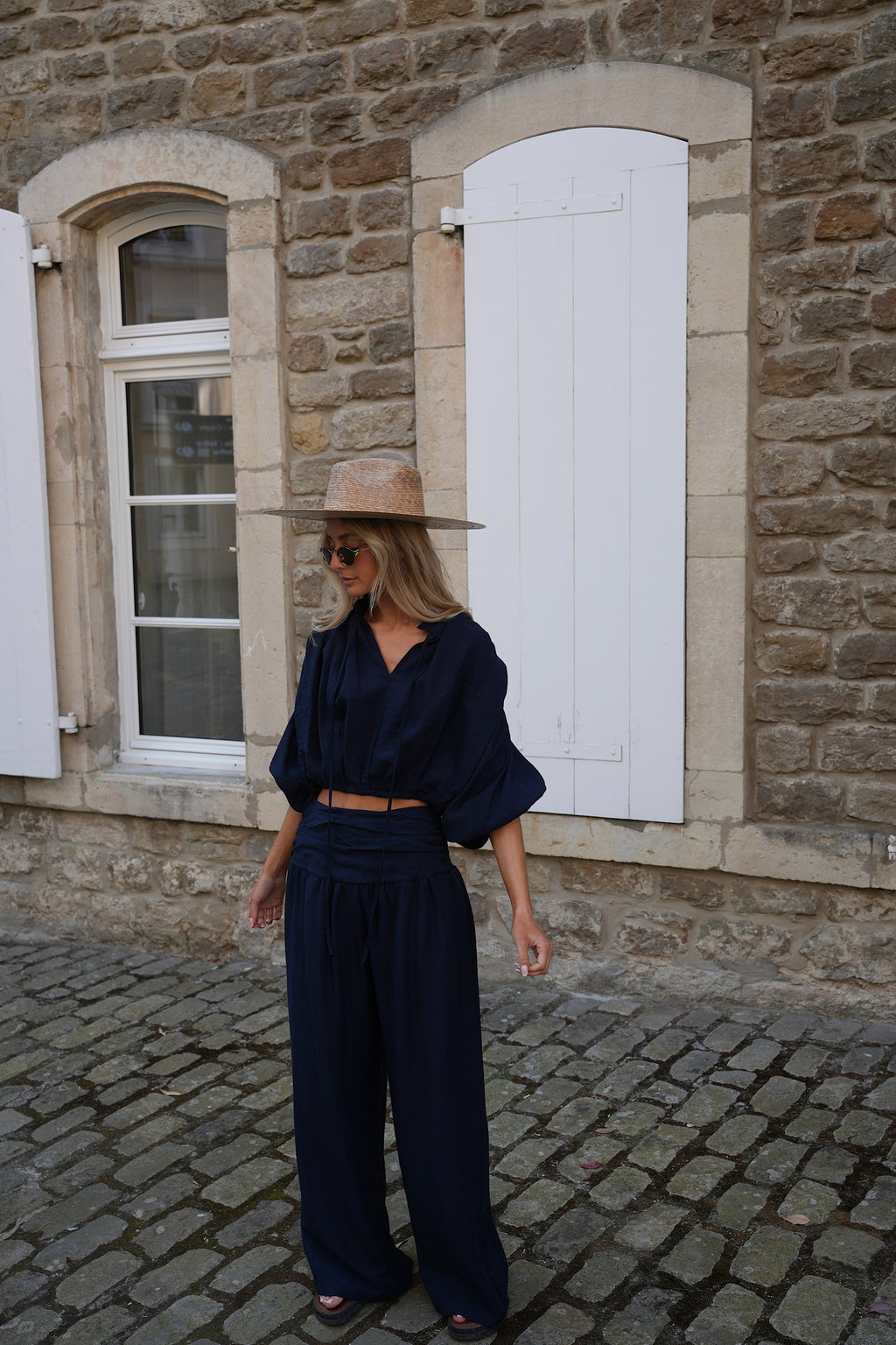Blouse Courte Ugo - Marine