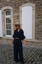 Blouse Courte Ugo - Marine