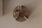 Oalla - Coffee Table - Walnut/Travertine