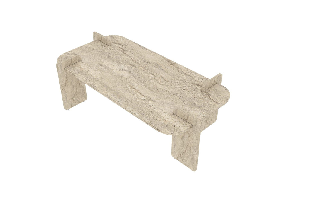 Lovge - Mesa de Centro - Travertine