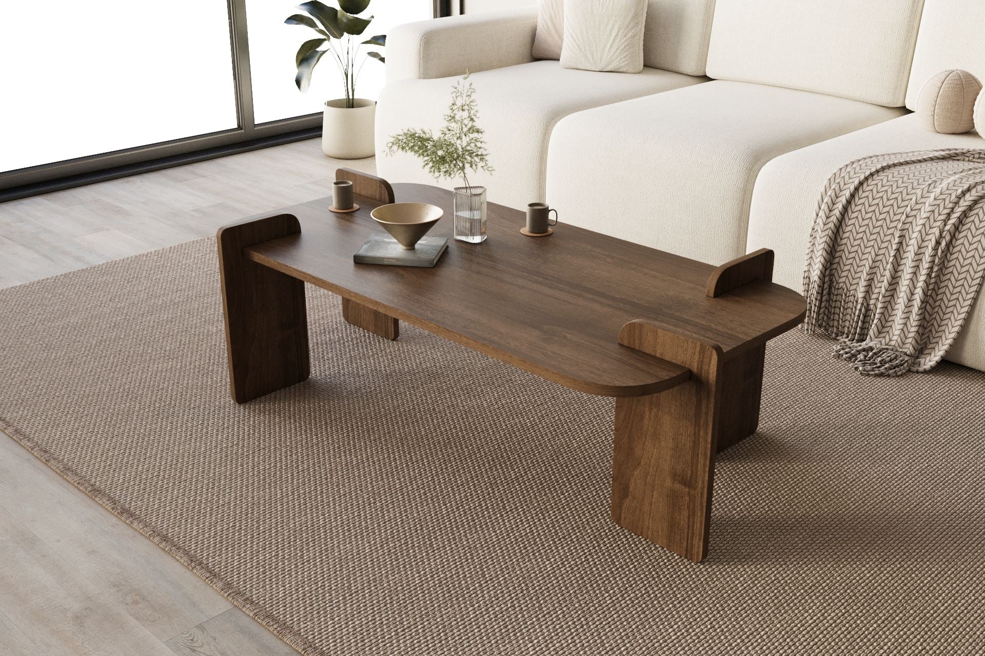 Lovge - Coffee Table - Walnut