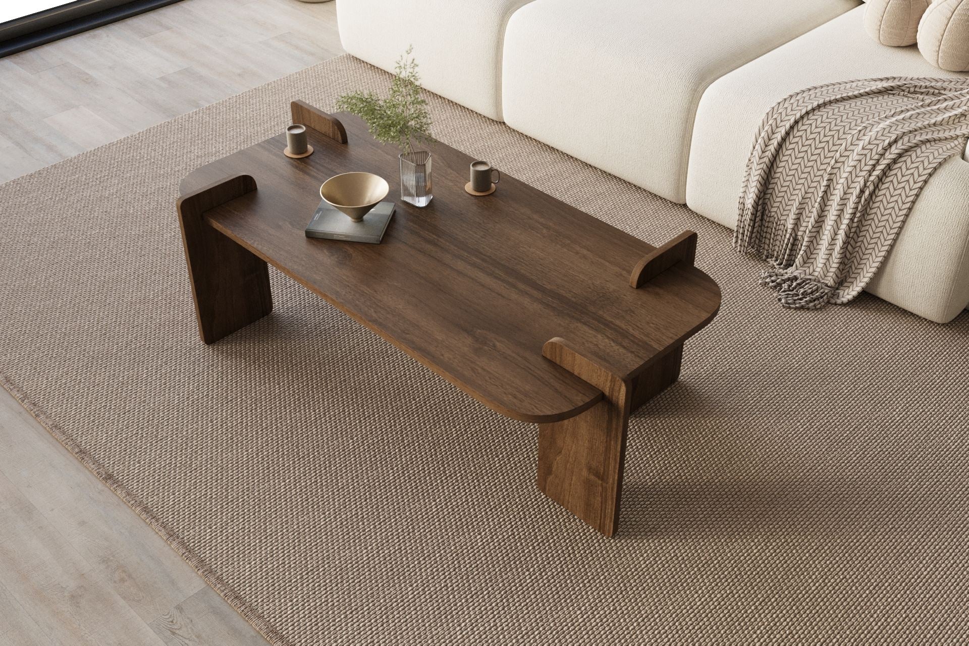 Lovge - Coffee Table - Walnut