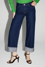 Denim Kate Straight Bleu Brut Fabriqué Au Portugal