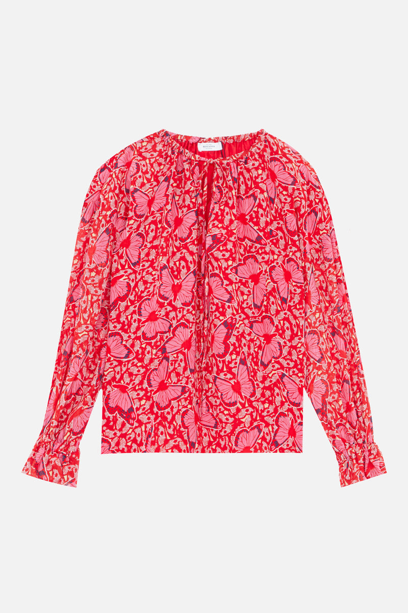 Blusa Ava Farfalla ROJO