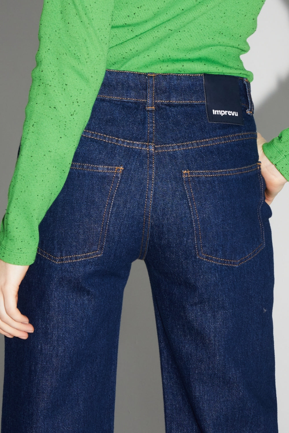 Denim Kate Straight Bleu Brut Fabriqué Au Portugal