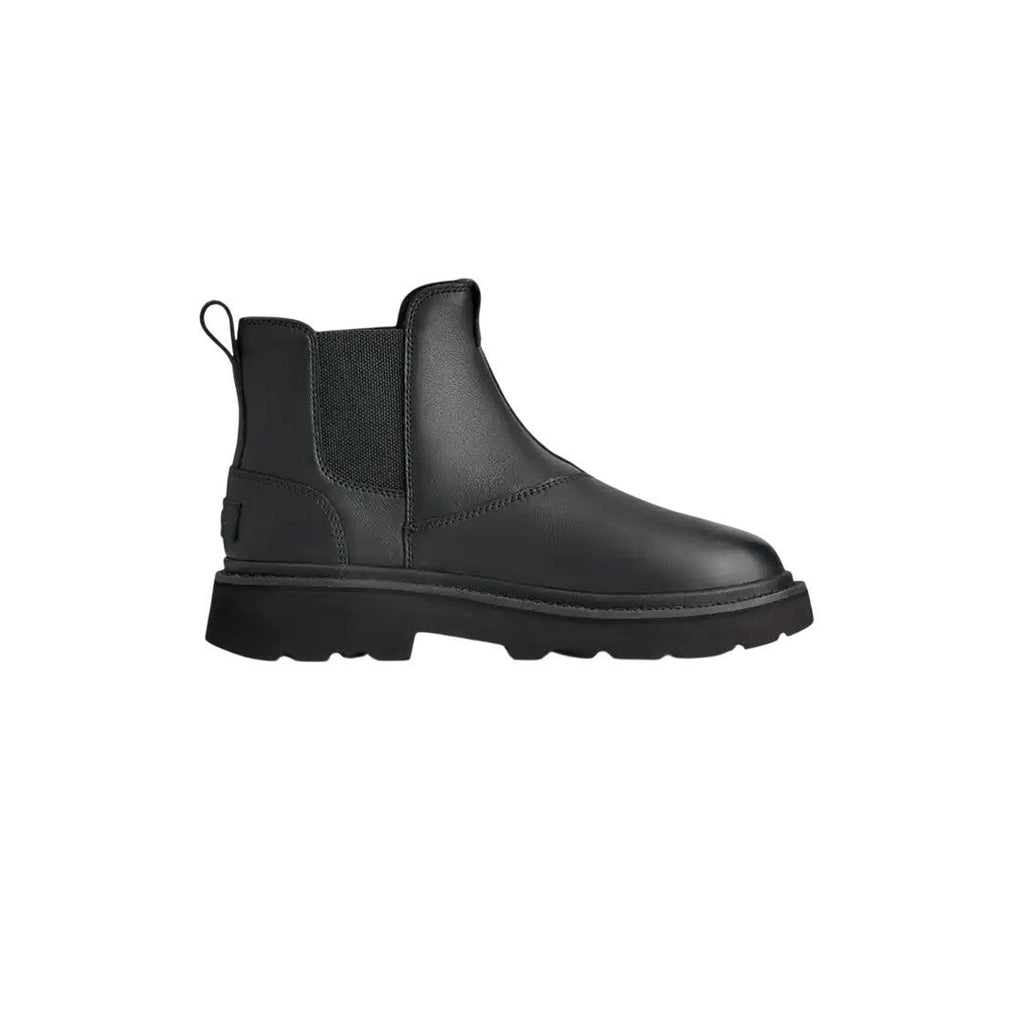 UGG M Chelsea Lug Leather Boots - Black