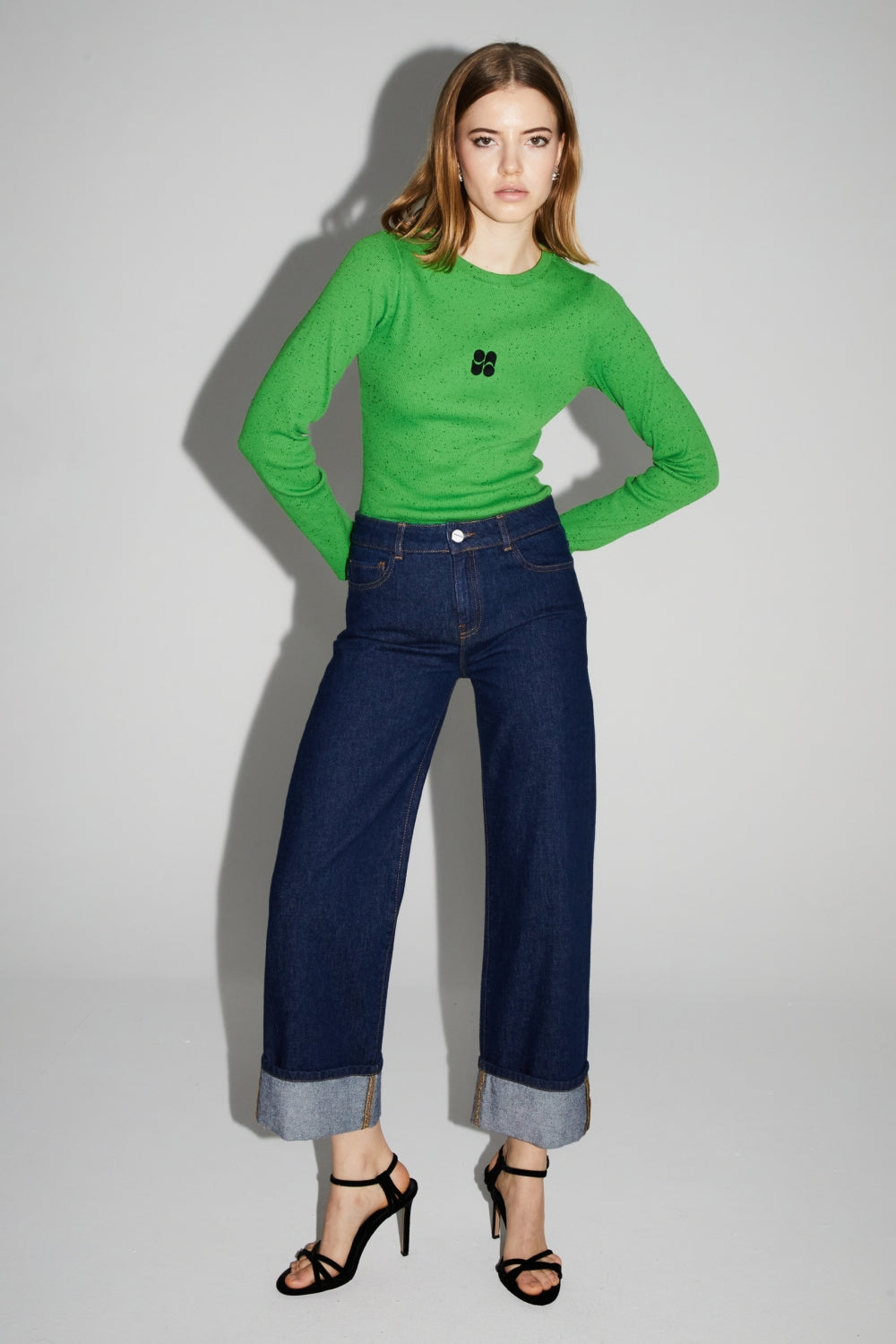 Denim Kate Straight Bleu Brut Fabriqué Au Portugal