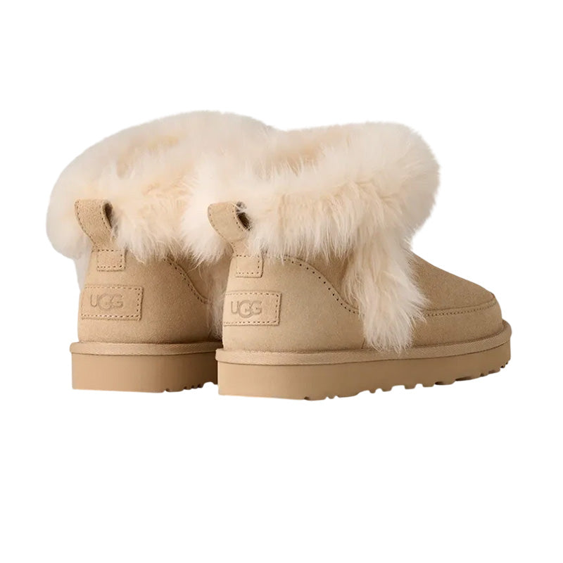 Boots Ugg Classic Ultra Mini Chalet - Beige Clair