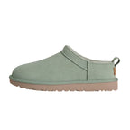 Chaussons Slippers Femme Ugg Classic Micro - Vert, Marron