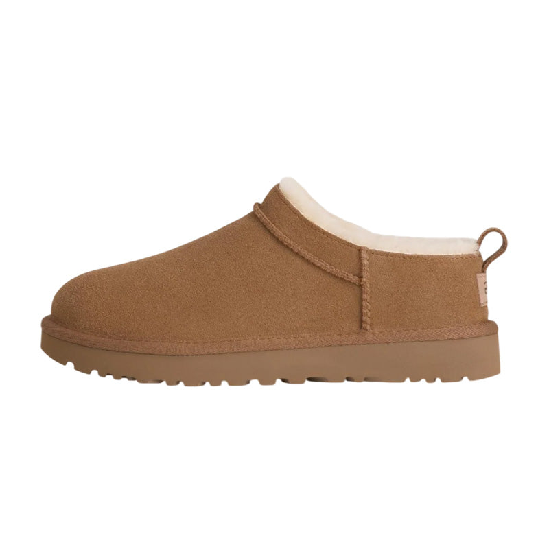 Chaussons Slippers Ugg W Classic Micro - Marron Foncé