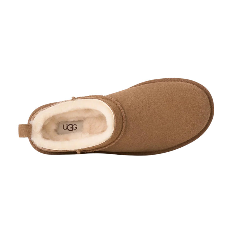 Chaussons Slippers Ugg W Classic Micro - Marron Foncé