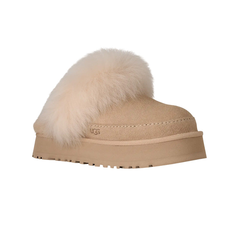 Chaussons Slippers Ugg Disquette Chalet - Beige Clair